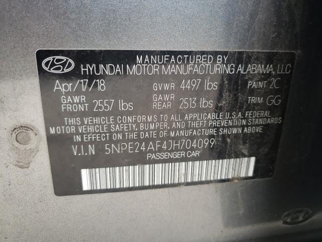 2018 HYUNDAI SONATA SE 5NPE24AF4JH704099