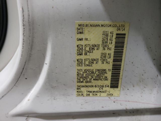 2014 NISSAN ARMADA PLA 5N1BA0NEXEN610634