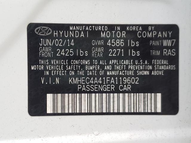 2015 HYUNDAI SONATA HYB KMHEC4A41FA119602