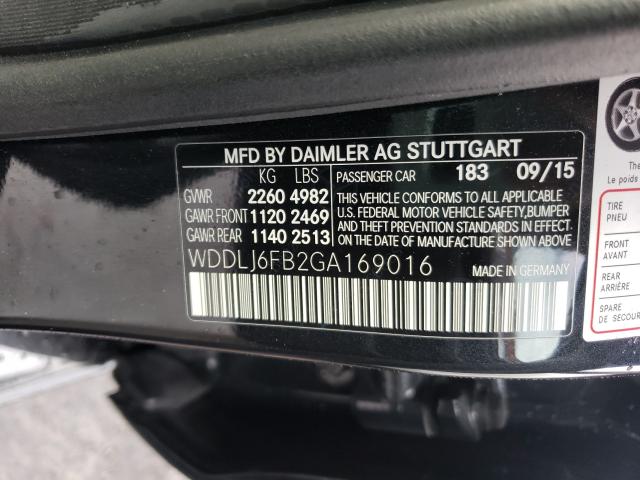 2016 MERCEDES-BENZ CLS 400 WDDLJ6FB2GA169016