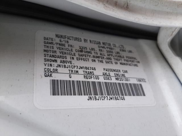 2018 NISSAN ROGUE SPOR JN1BJ1CP7JW184746