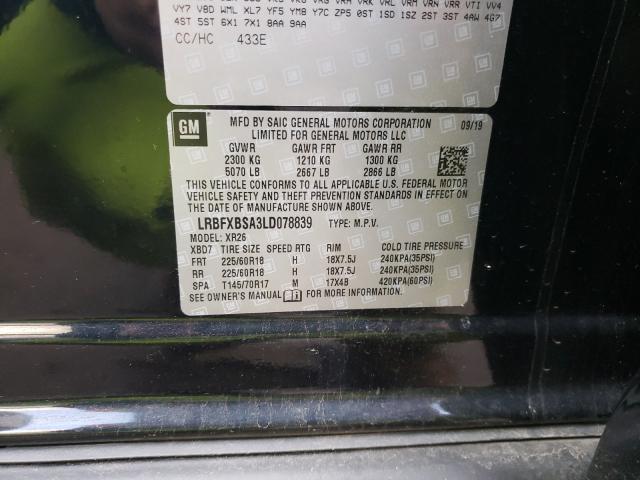 2020 BUICK ENVISION P LRBFXBSA3LD078839