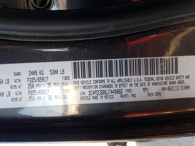 2018 DODGE JOURNEY SX 3C4PDCBB8JT449062