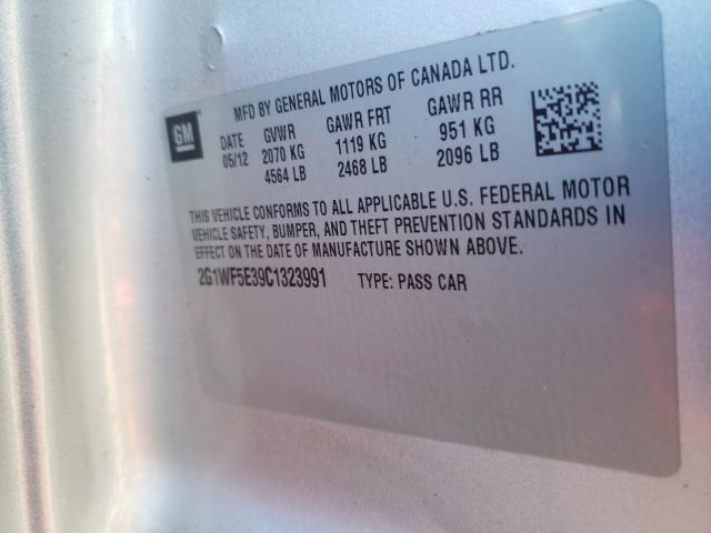 2012 CHEVROLET IMPALA LS 2G1WF5E39C1323991