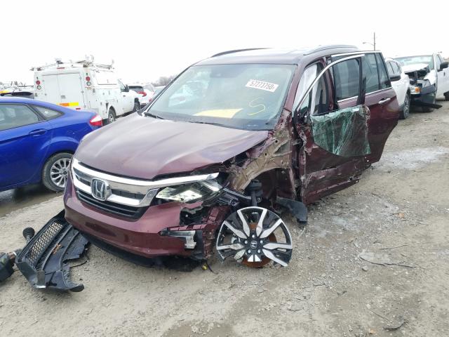 2020 HONDA PILOT TOUR 5FNYF6H62LB004201