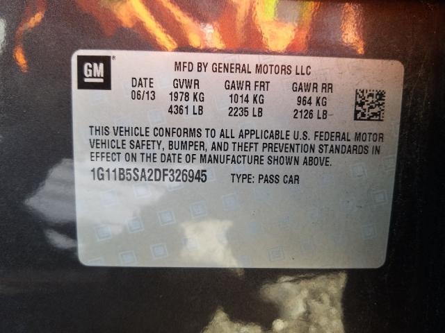 2013 CHEVROLET 1500 E/C E 1G11B5SA2DF326945