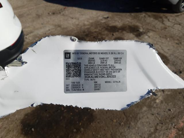 2019 GMC TERRAIN SL 3GKALMEV3KL305333