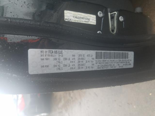 2017 JEEP COMPASS LA 1C4NJDEB4HD127553