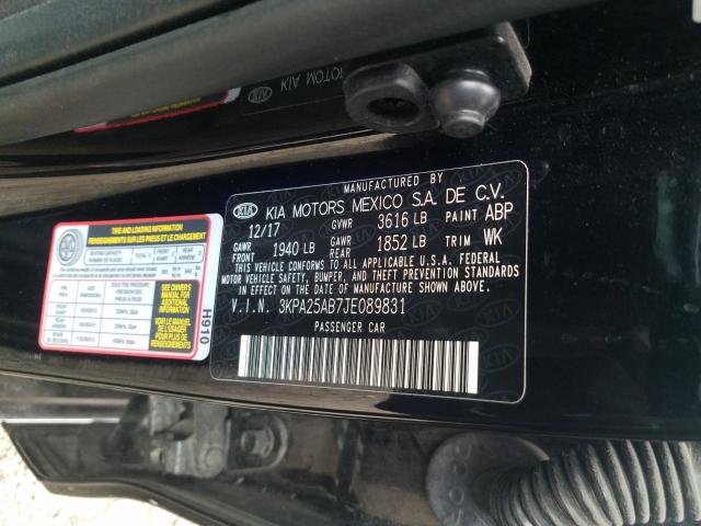2018 KIA RIO LX 3KPA25AB7JE089831