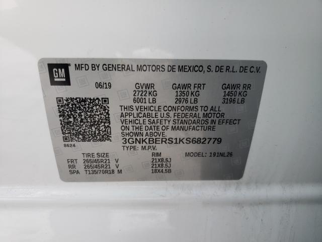 2019 CHEVROLET BLAZER RS 3GNKBERS1KS682779