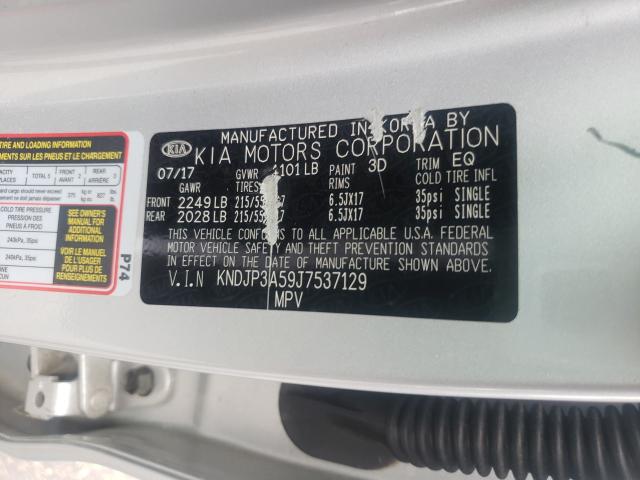 2018 KIA SOUL + KNDJP3A59J7537129