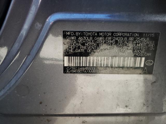 2016 LEXUS IS 200T JTHBA1D2XG5013843
