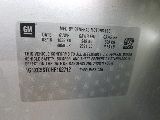 2017 CHEVROLET MALIBU LS - 1G1ZC5ST0HF102712