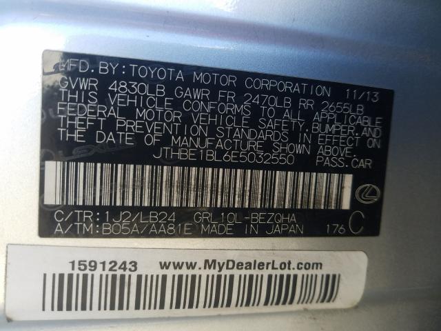 2014 LEXUS GS 350 JTHBE1BL6E5032550