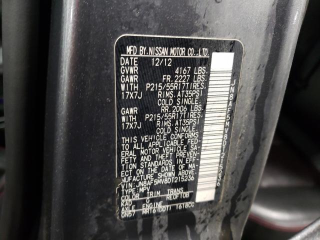 2013 NISSAN JUKE S JN8AF5MV8DT215236