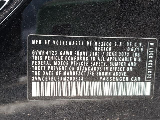 2019 VOLKSWAGEN JETTA S 3VWC57BU5KM200344