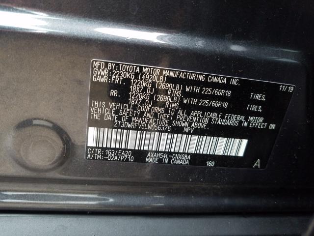 2020 TOYOTA RAV4 LIMIT 2T3DWRFV5LW056376