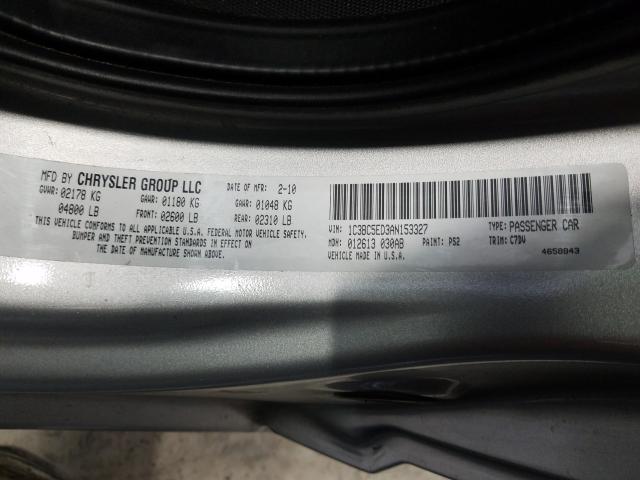 2010 CHRYSLER SEBRING TO 1C3BC5ED3AN153327