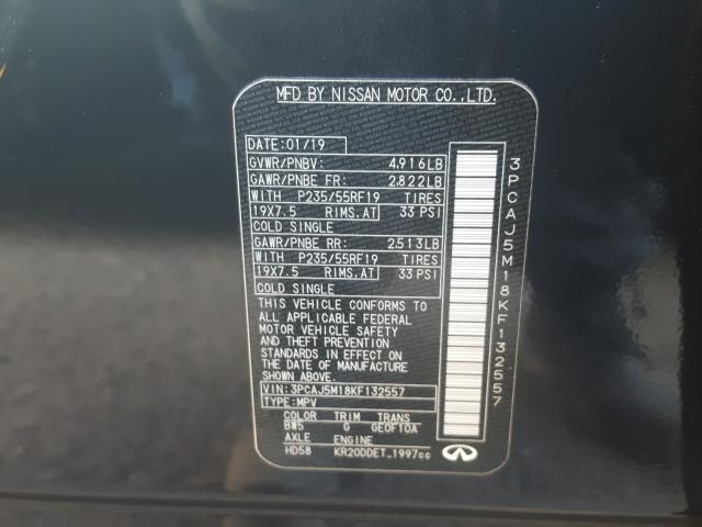 2019 INFINITI QX50 ESSEN 3PCAJ5M18KF132557