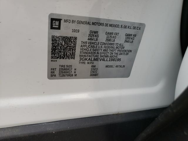 2020 GMC TERRAIN SL 3GKALMEV4LL198195