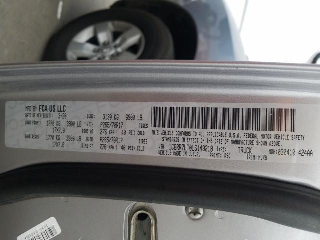 2020 RAM 1500 CLASS 1C6RR7LT0LS143218