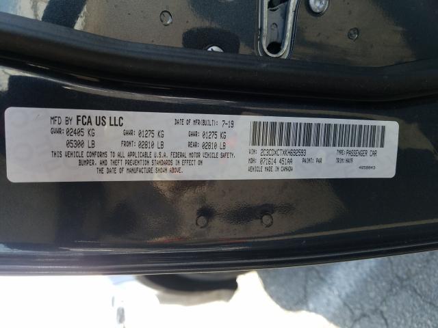 2019 DODGE CHARGER R/ - 2C3CDXCTXKH692593