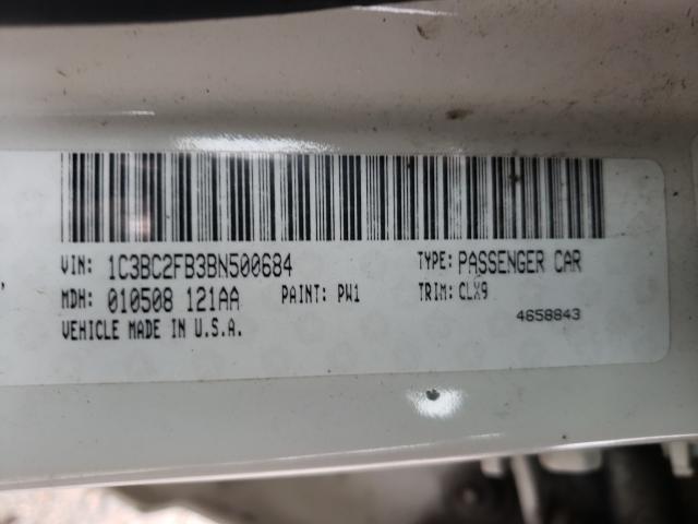 2011 CHRYSLER 200 LIMITE 1C3BC2FB3BN500684