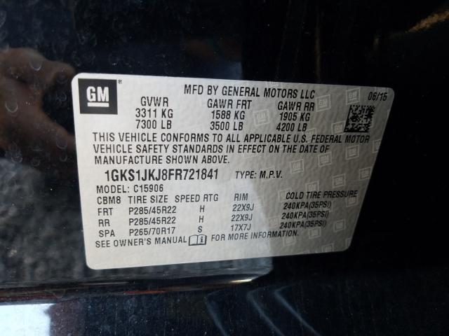 2015 GMC YUKON XL D 1GKS1JKJ8FR721841