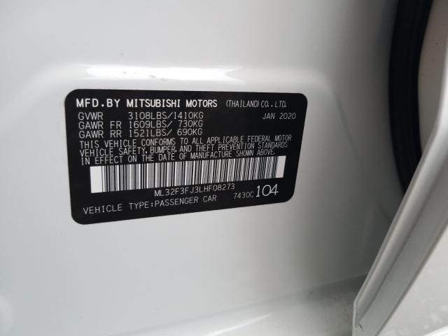 2020 MITSUBISHI MIRAGE G4 ML32F3FJ3LHF08273