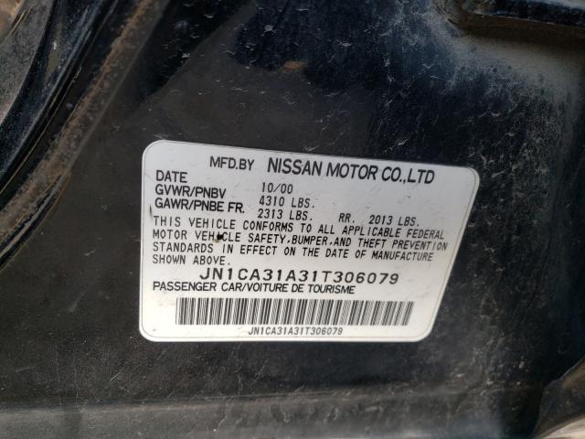 2001 NISSAN MAXIMA JN1CA31A31T306079
