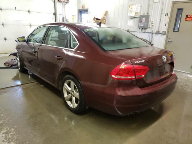 2012 VOLKSWAGEN PASSAT SE 1VWBH7A31CC069797