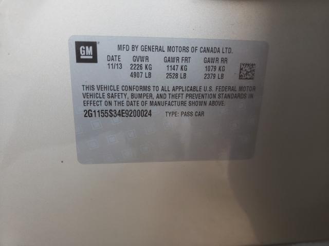 2014 CHEVROLET IMPALA LTZ 2G1155S34E9200024