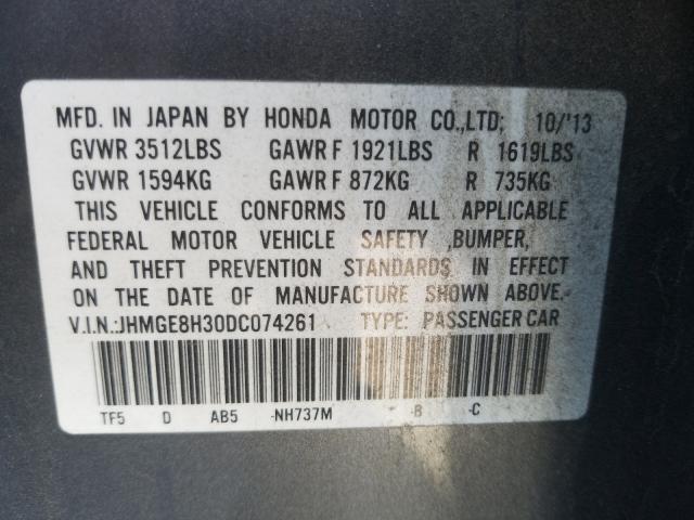 2013 HONDA FIT JHMGE8H30DC074261