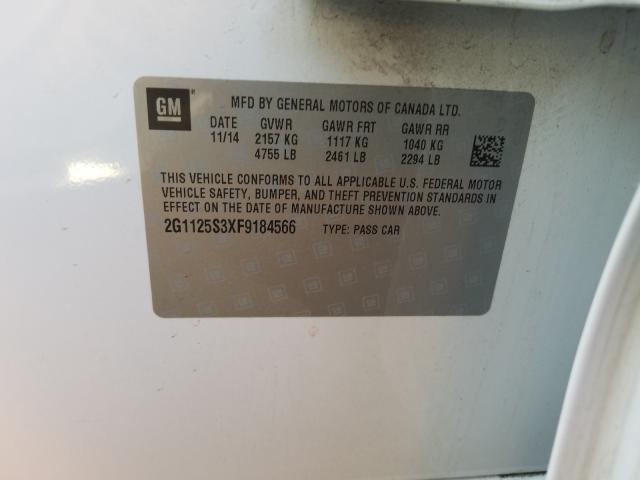2015 CHEVROLET IMPALA LT - 2G1125S3XF9184566