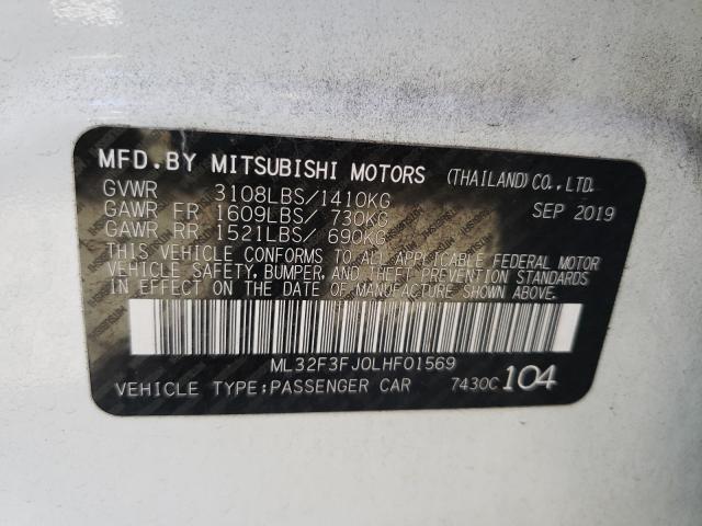 2020 MITSUBISHI MIRAGE G4 ML32F3FJ0LHF01569