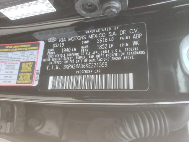 2019 KIA RIO S 3KPA24AB6KE221599
