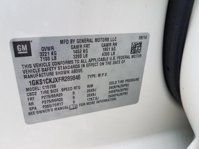 2015 GMC YUKON DENA 1GKS1CKJXFR289846