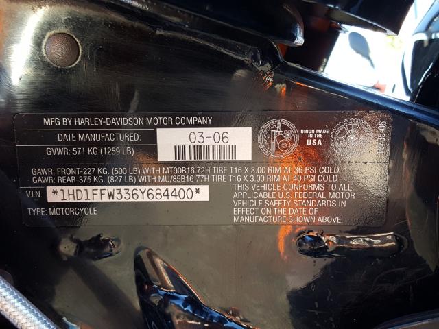 2006 HARLEY-DAVIDSON FLHTCI 1HD1FFW336Y684400