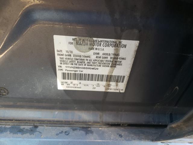 2011 MAZDA MAZDA6 1YVHZ88H3B5M04629