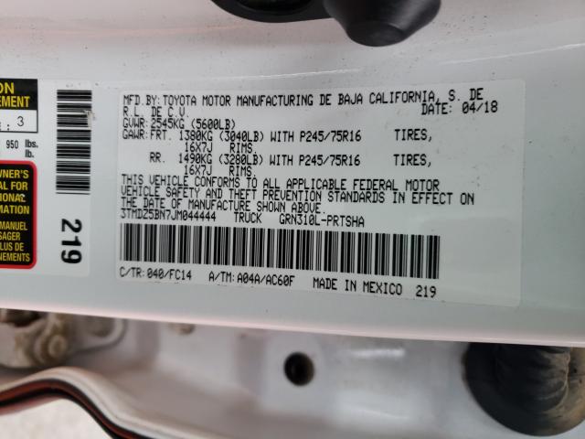 2018 TOYOTA TACOMA DOU 3TMDZ5BN7JM044444