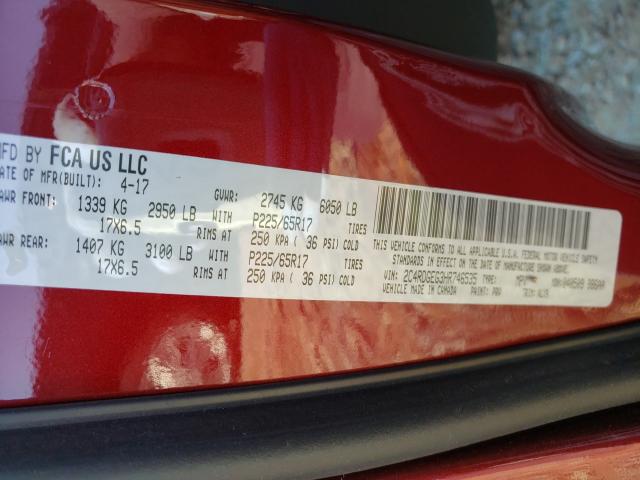 2017 DODGE GRAND CARA 2C4RDGEG3HR746535
