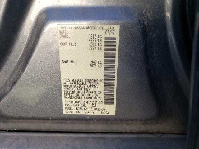 2017 NISSAN ALTIMA 1N4AL3AP3HC477742