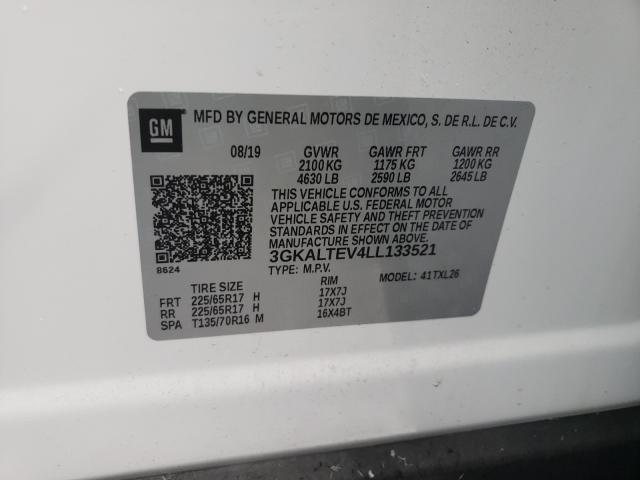2020 GMC TERRAIN SL 3GKALTEV4LL133521