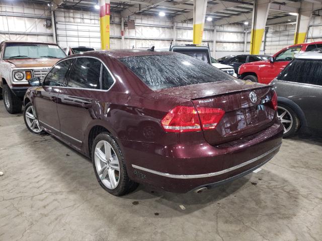2013 VOLKSWAGEN PASSAT SEL 1VWCN7A36DC016639