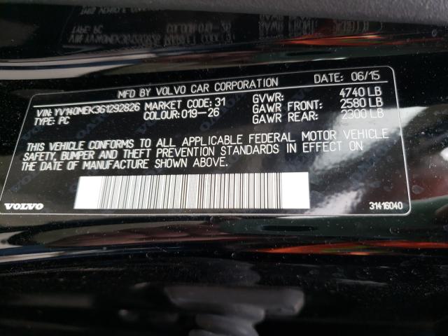 2016 VOLVO V60 T5 PRE YV140MEK3G1292826