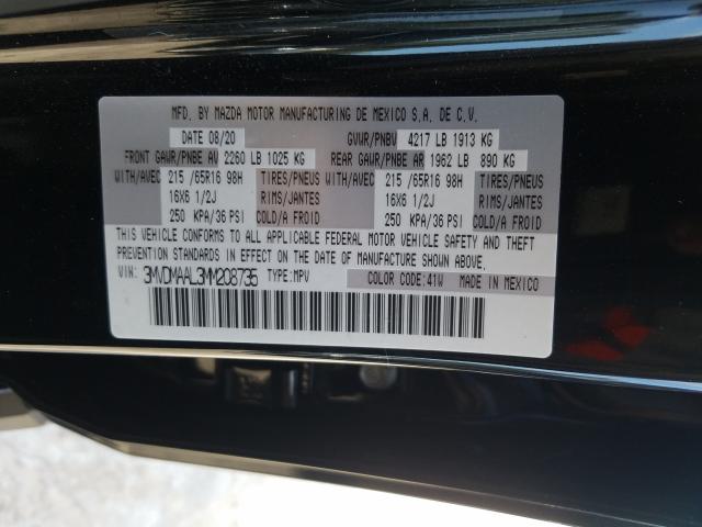 2021 MAZDA CX-3 3MVDMAAL3MM208735