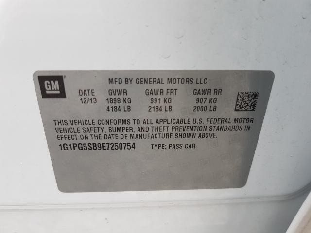 2014 CHEVROLET CRUZE LTZ 1G1PG5SB9E7250754