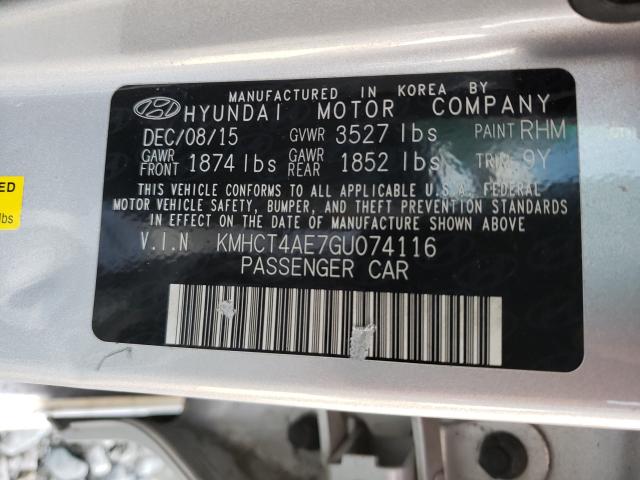 2016 HYUNDAI ACCENT SE KMHCT4AE7GU074116