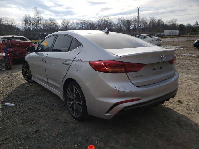 2018 HYUNDAI ELANTRA SP KMHD04LBXJU590350