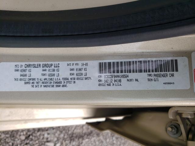 2010 CHRYSLER SEBRING LI 1C3CC5FB4AN109564
